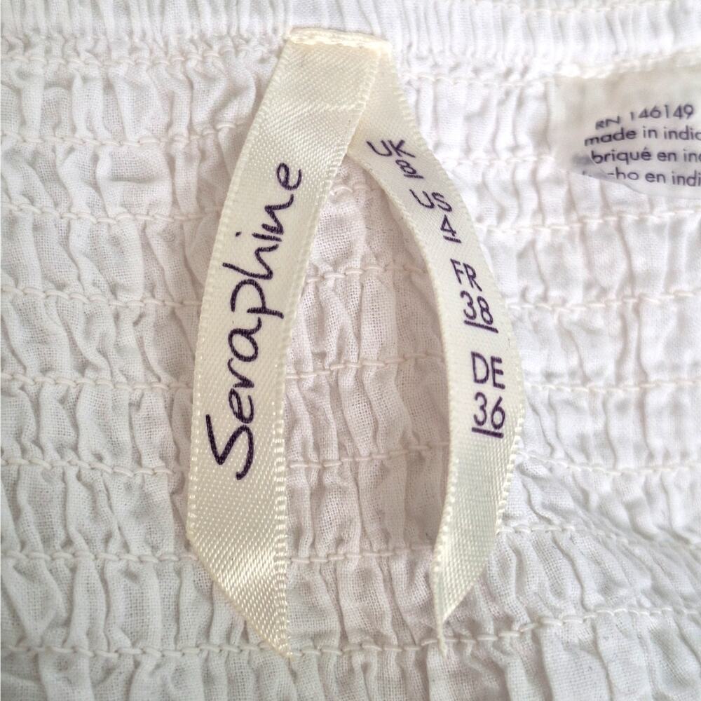 Seraphine Dress 4 Maternity Babydoll Cottagecore Eyelet Boho Prairie Summer - Picture 2 of 7